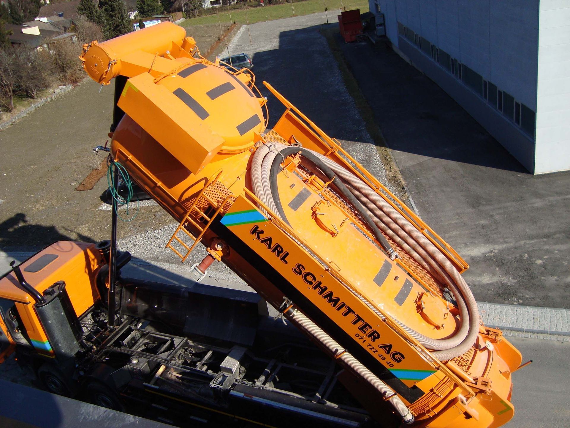 Spezialsaugarbeiten - Karl Schmitter Transporte AG - Widnau
