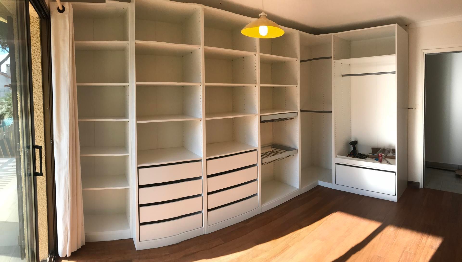 Aménagement d'un dressing