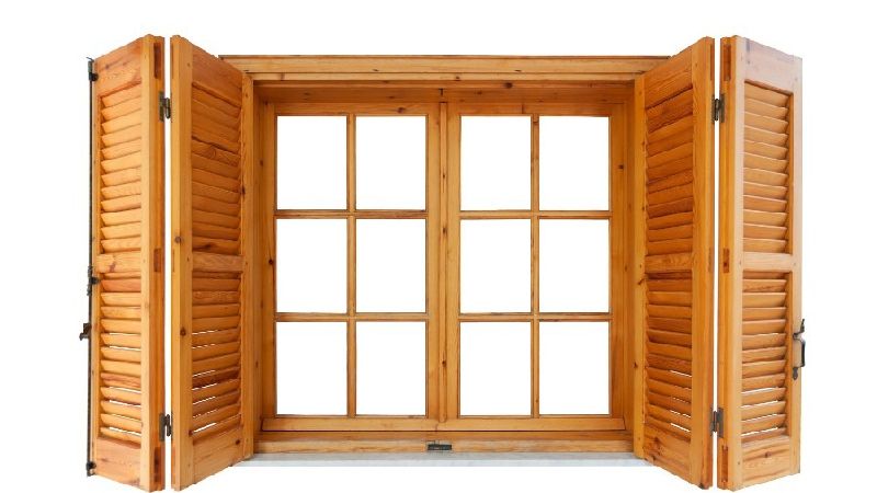 Fensterläden aus Holz