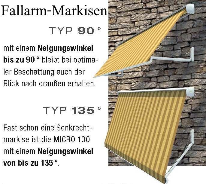 Fallarm Markisen