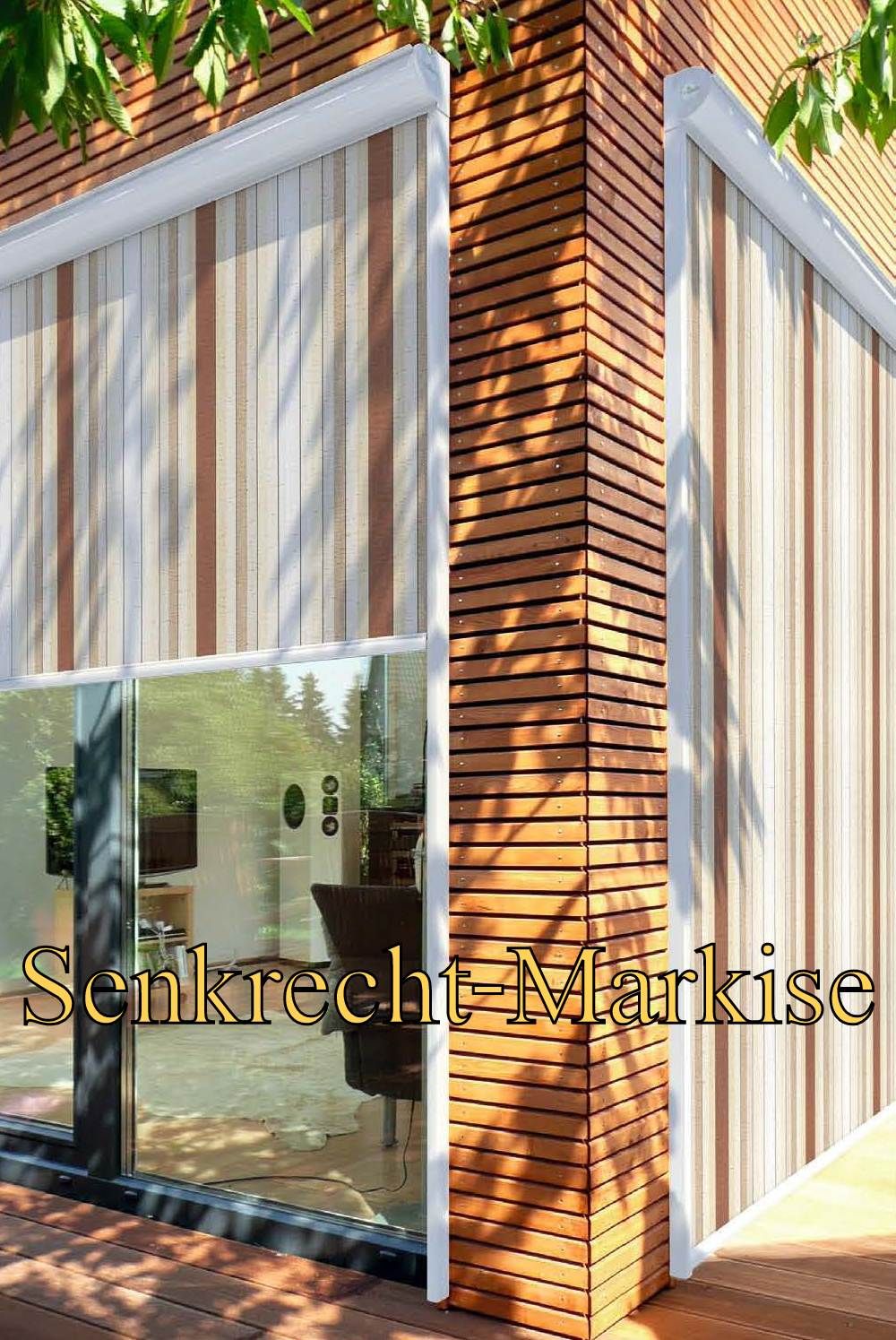 sonnenschutz gestreift