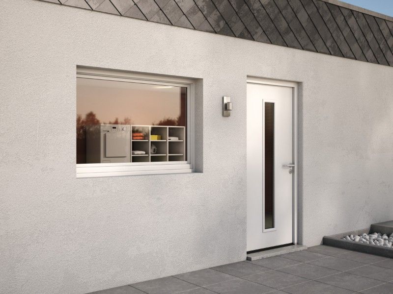 Türelemente, Fassade, weiß