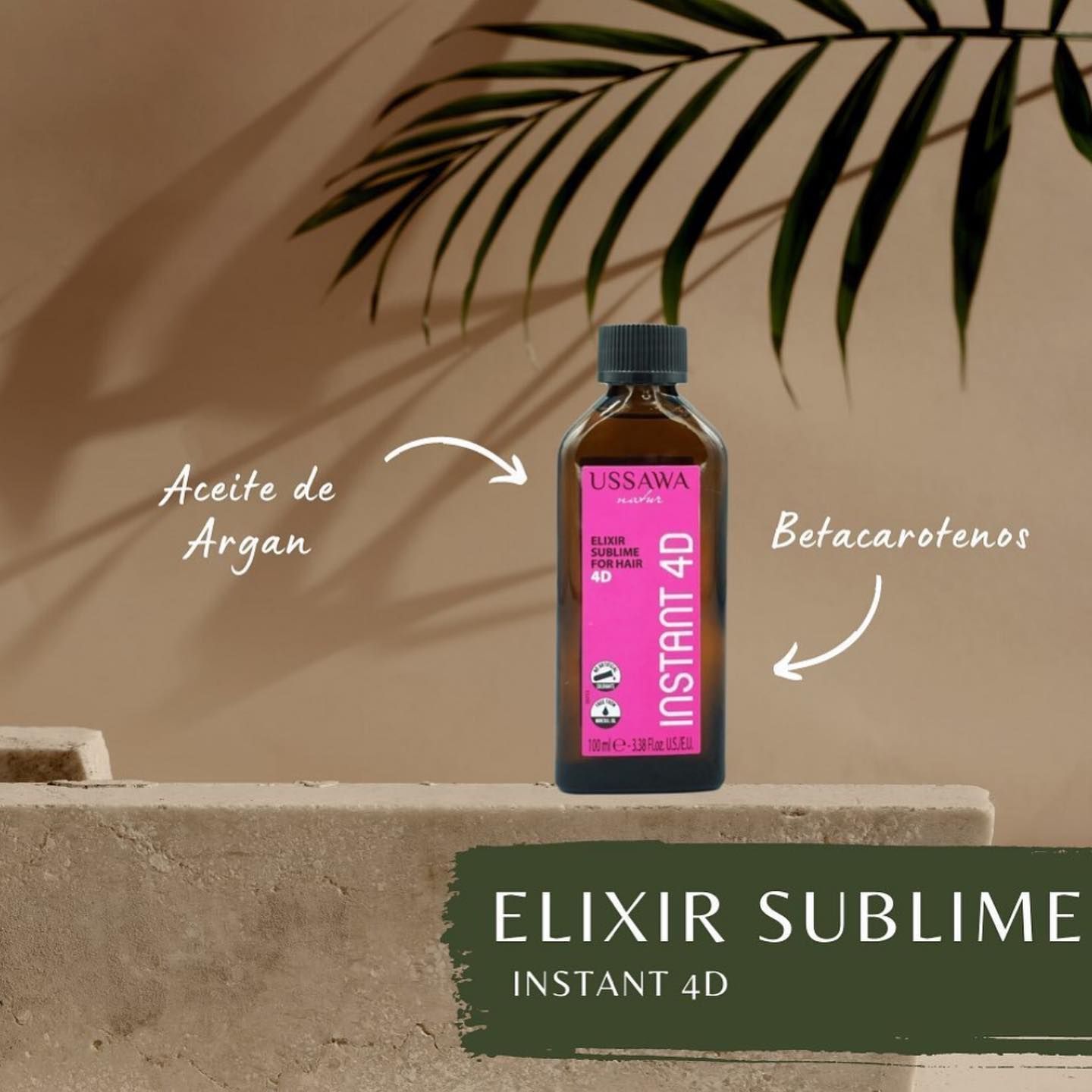 Botella de elixir capilar 