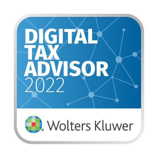 ein digitaler Steuerberater 2022-Logo von Wolters Kluwer