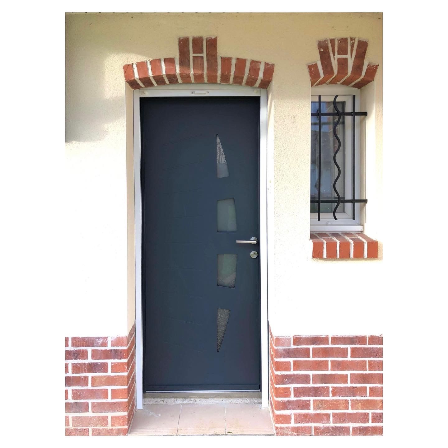 porte d'entrée aluminium