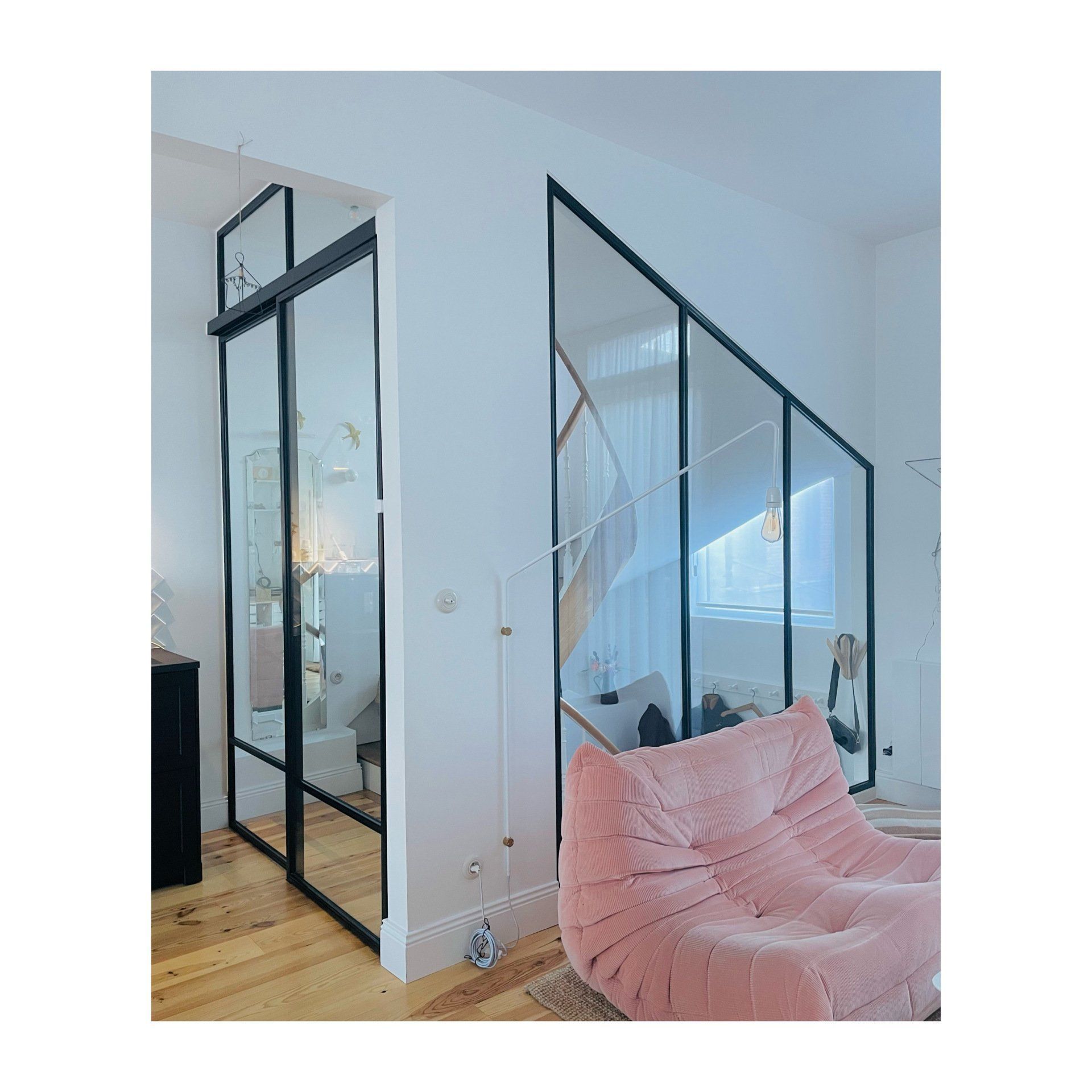 ensemble verrière acier sur mesure