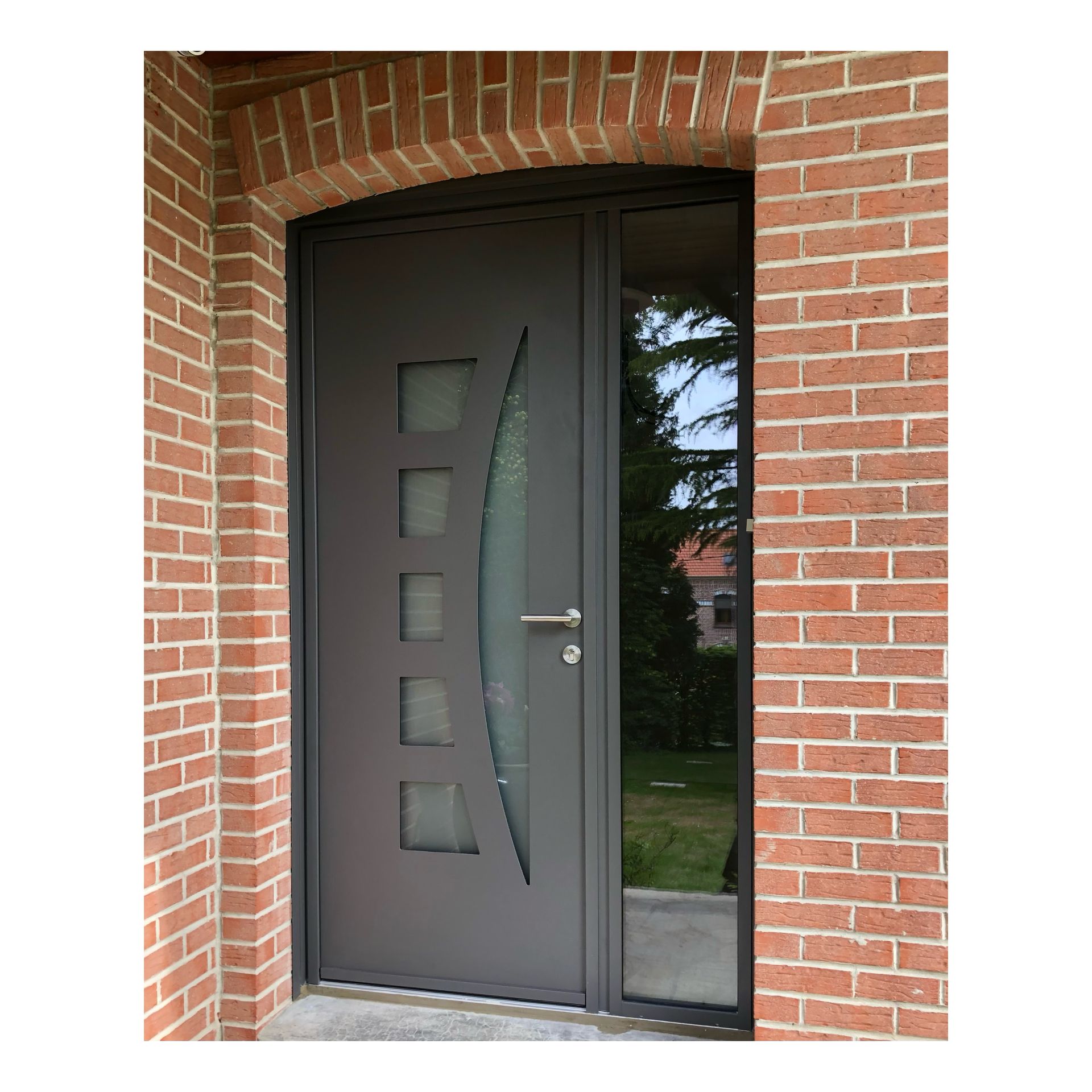 porte d'entrée aluminium