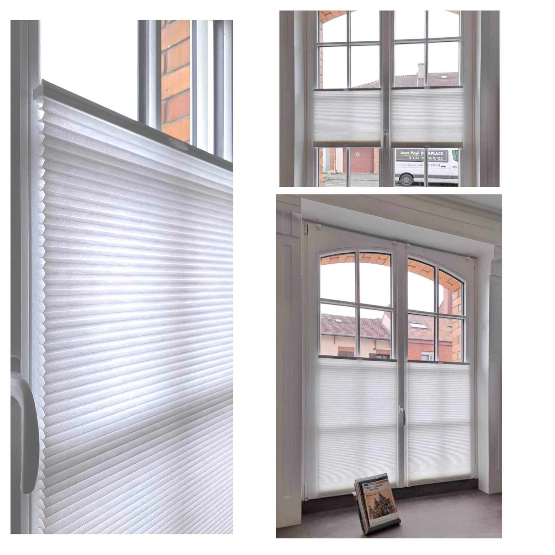 store intérieur plissé sur mesure