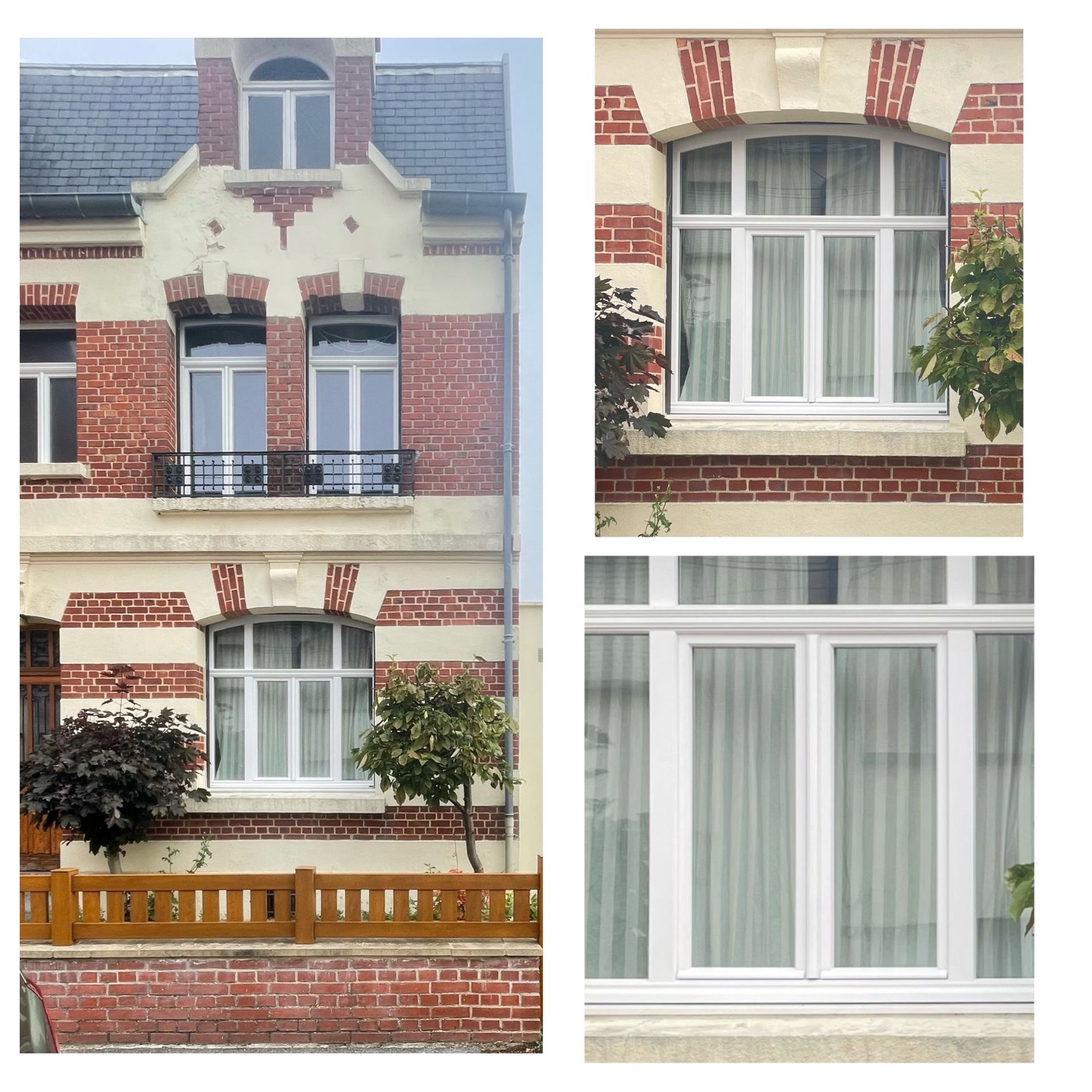 fenêtre sur mesure en PVC blanc