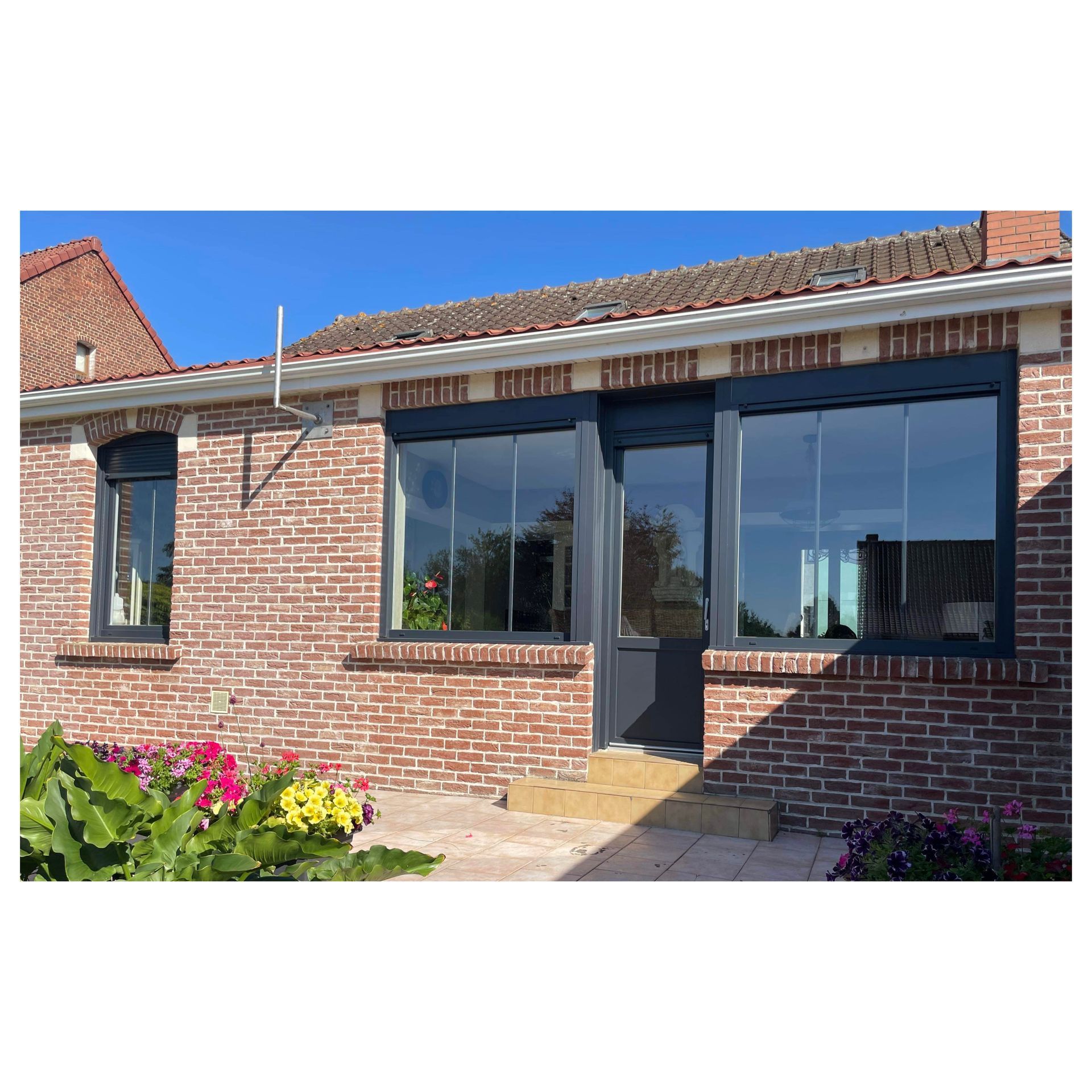 Ensemble fenêtres et porte  PVC sur mesure