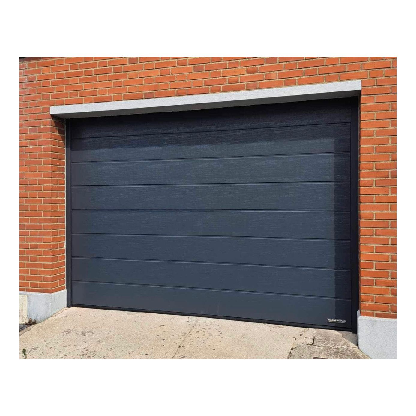 porte de garage sectionnelle sur mesure