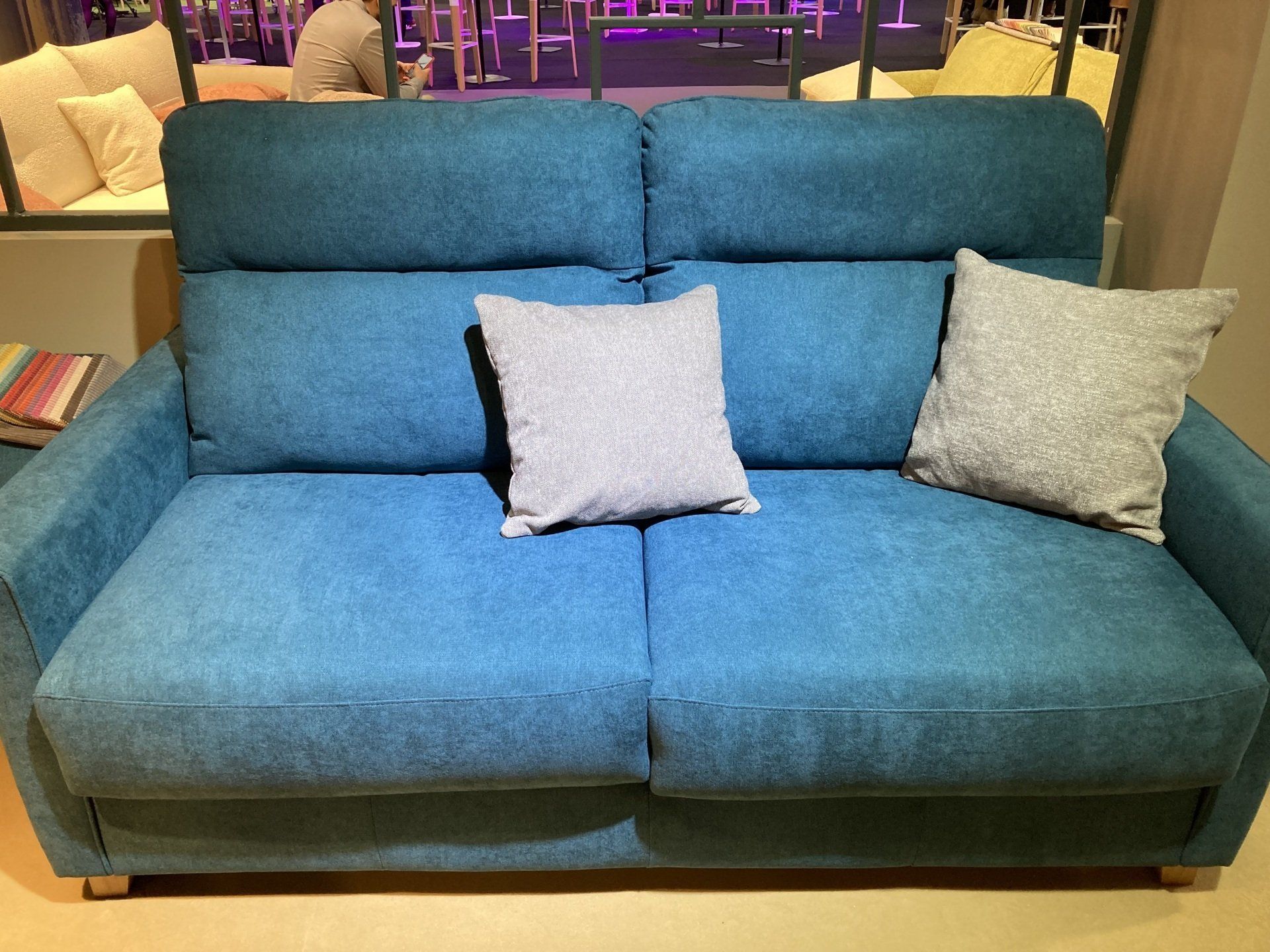 banquette bleue