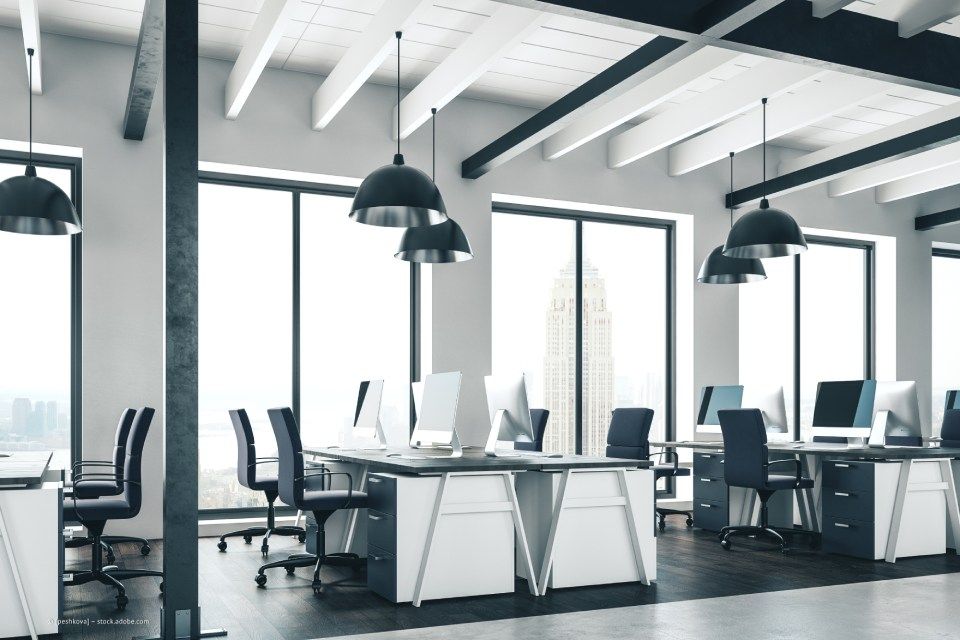 JK Fußbodenbau und Raumausstattung GmbH & Co. KG – ein modernes und lichtdurchflutetes Büro in einem Unternehmen