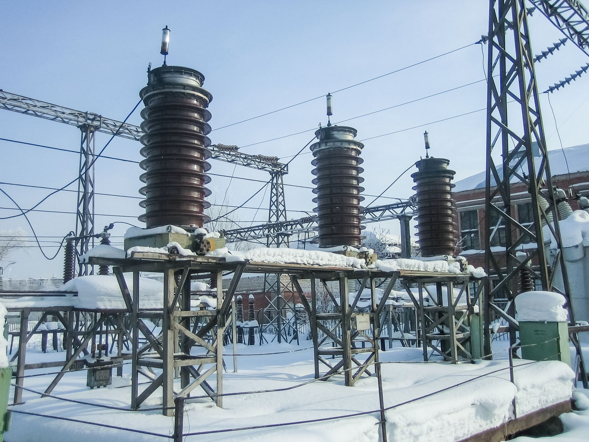 Des bobines d'électricité