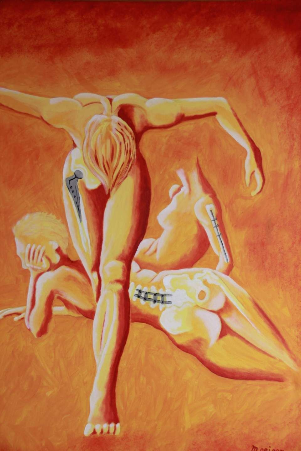 Bild von zwei nackten Körpern