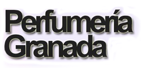 Se muestra un logotipo de Perfumería Granada sobre un fondo blanco.
