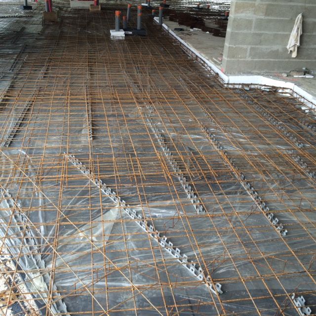 Travaux de pose de dallage