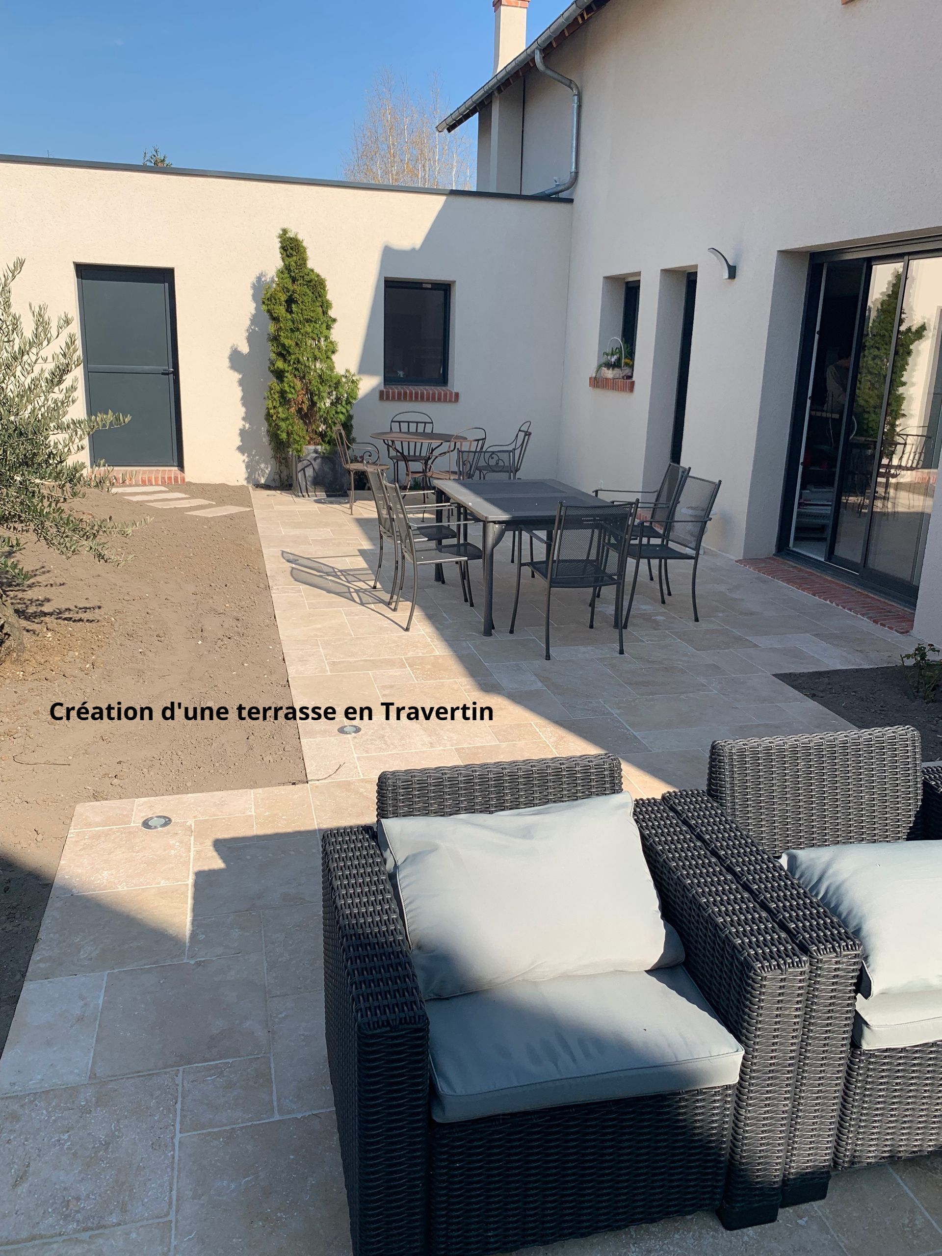 Construction de terrasse