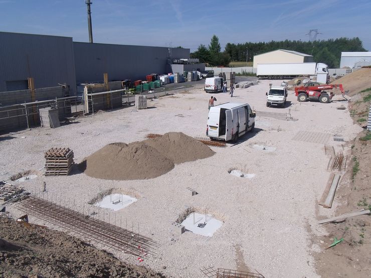 Construction de fondations
