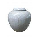 Urne céramique blanche