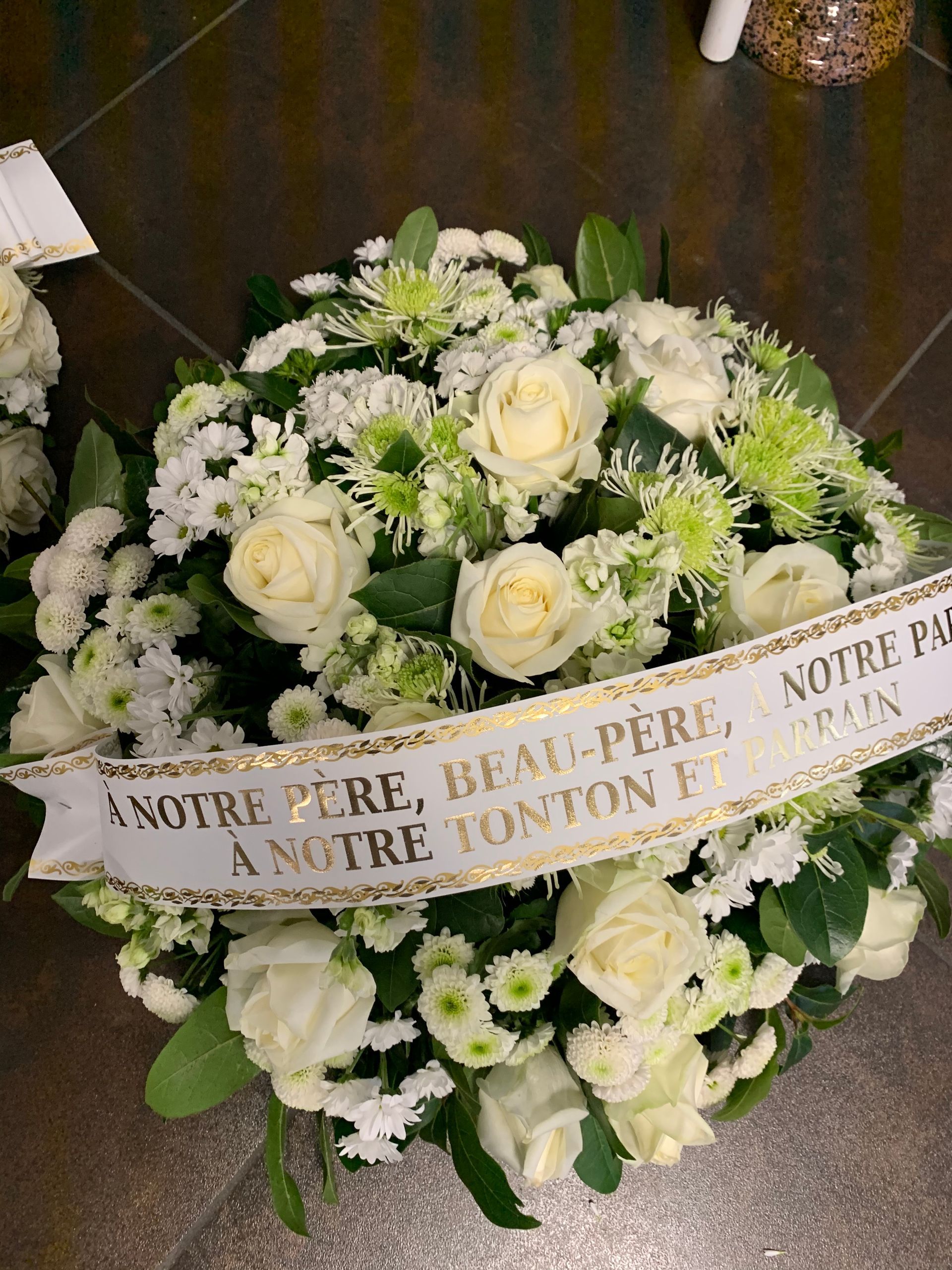 Bouquet pour une tombe