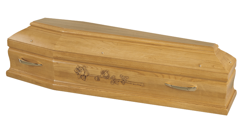 Cercueil en bois clair modèle tursac