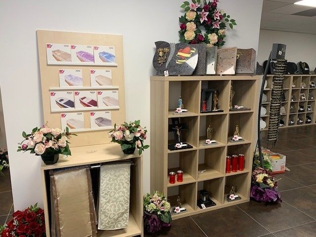 Cadres et autres décorations de tombes