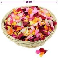 Pétales de fleurs multicolore 40cm