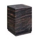 Urne granit noir avec des nuances marron