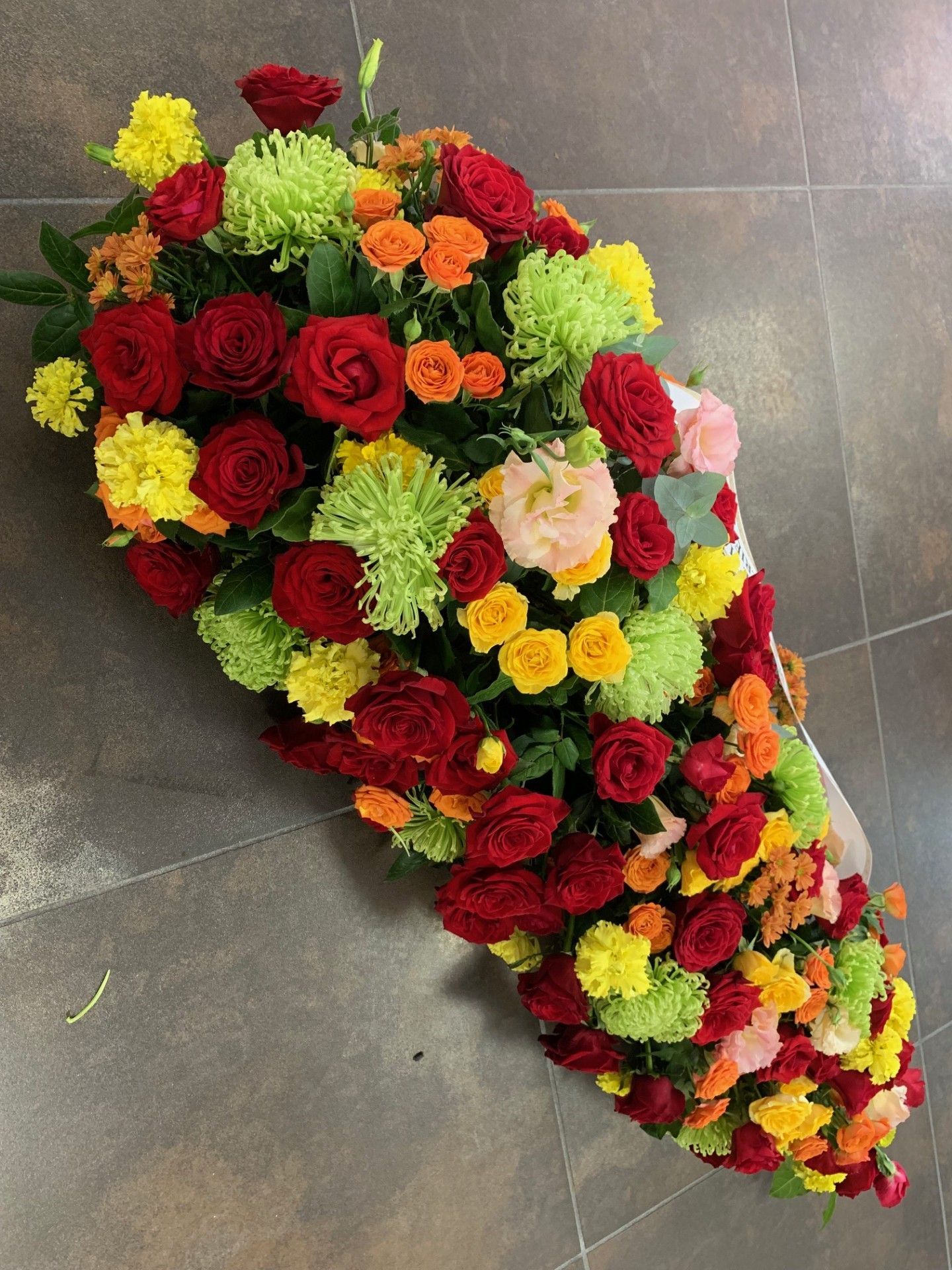 Gerbe de fleurs de toutes les couleurs