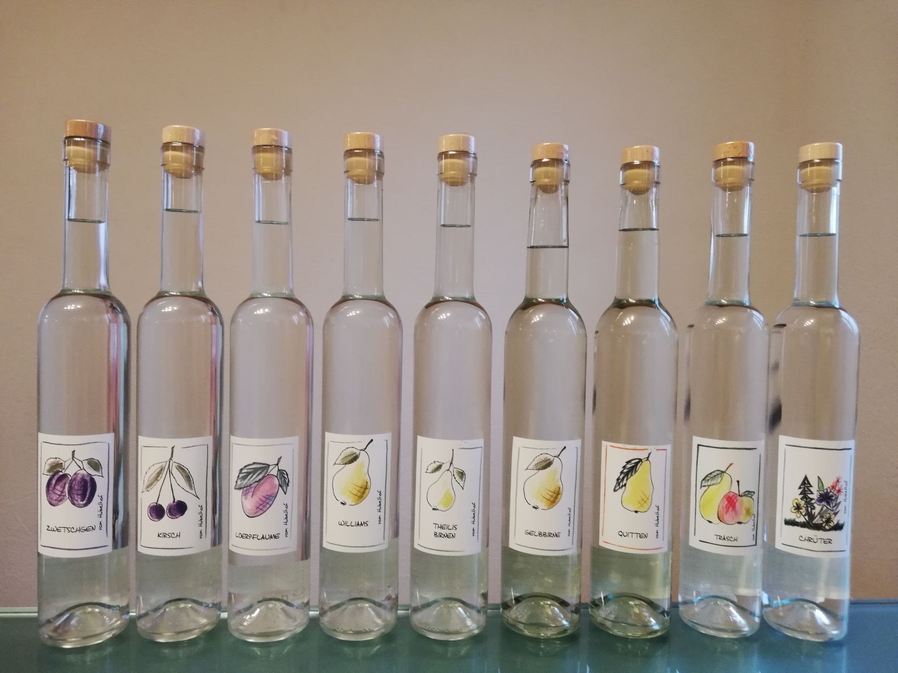 Schnaps Schnäpse Edelbrände Lieli Hofladen