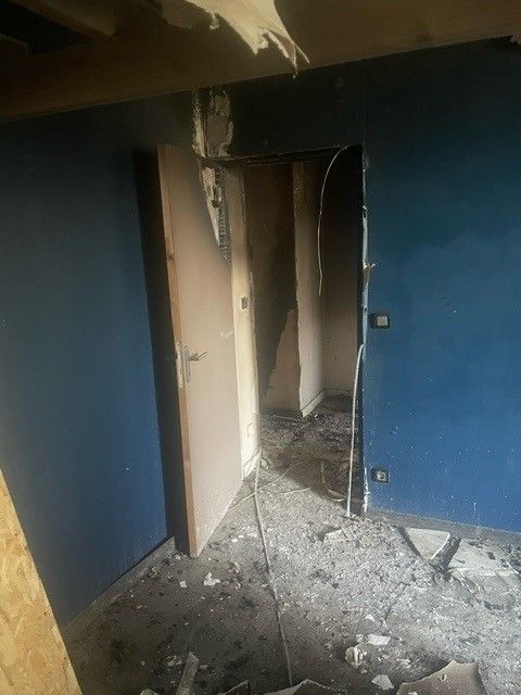 Maison en cour de démolition