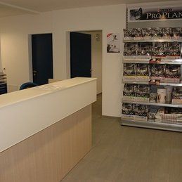 Vue de l'acceuil du cabinet vétérinaire Krebs