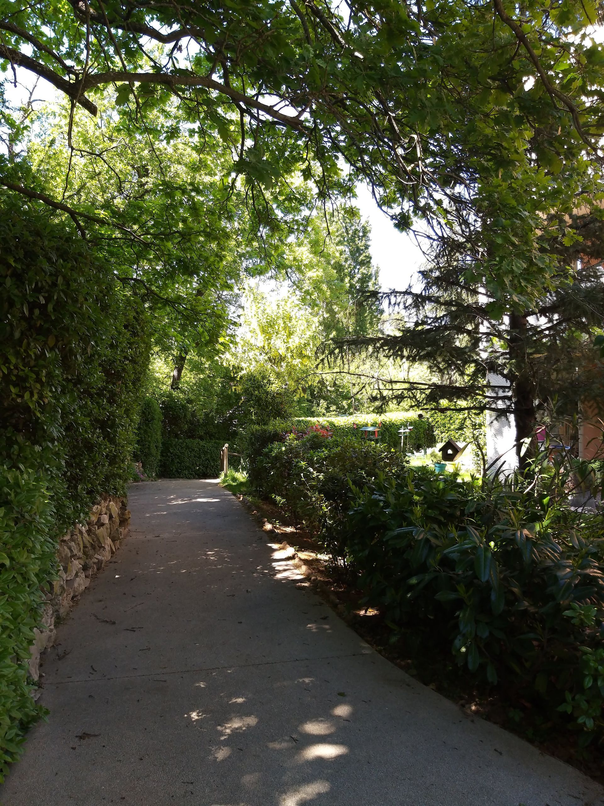 Lieu de promenade dans la copropriété