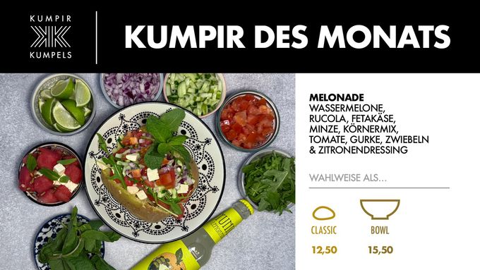 Bruschetta-Kumpir – knackig, frisch, mediterran bei Kumpir Kumpels