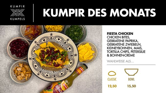 Bruschetta-Kumpir – knackig, frisch, mediterran bei Kumpir Kumpels