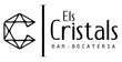 Logotipo del bar "Els Cristals". Icono "C" en forma de diamante junto al texto: "Els Cristals BAR-BOCATERIA".