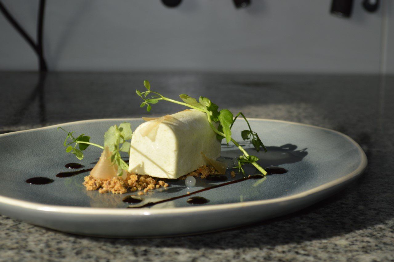 Dessert avec des produits frais