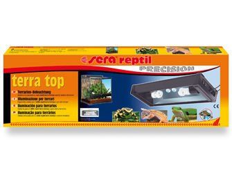 Paikka kahdelle E27- kantaiselle energiansäästölampulle     Kuuvalo-ledit     Molemmille on omat kytkimet     Pituus 60cm sera reptil terra top