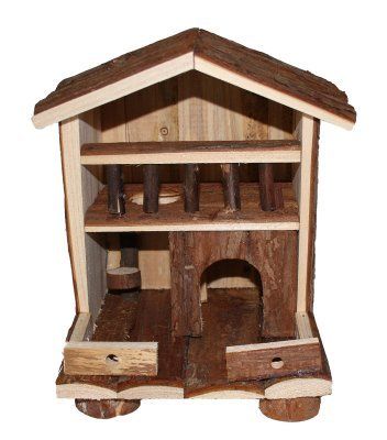 puuhamökki hamsterille puuhalelu gerbiilille