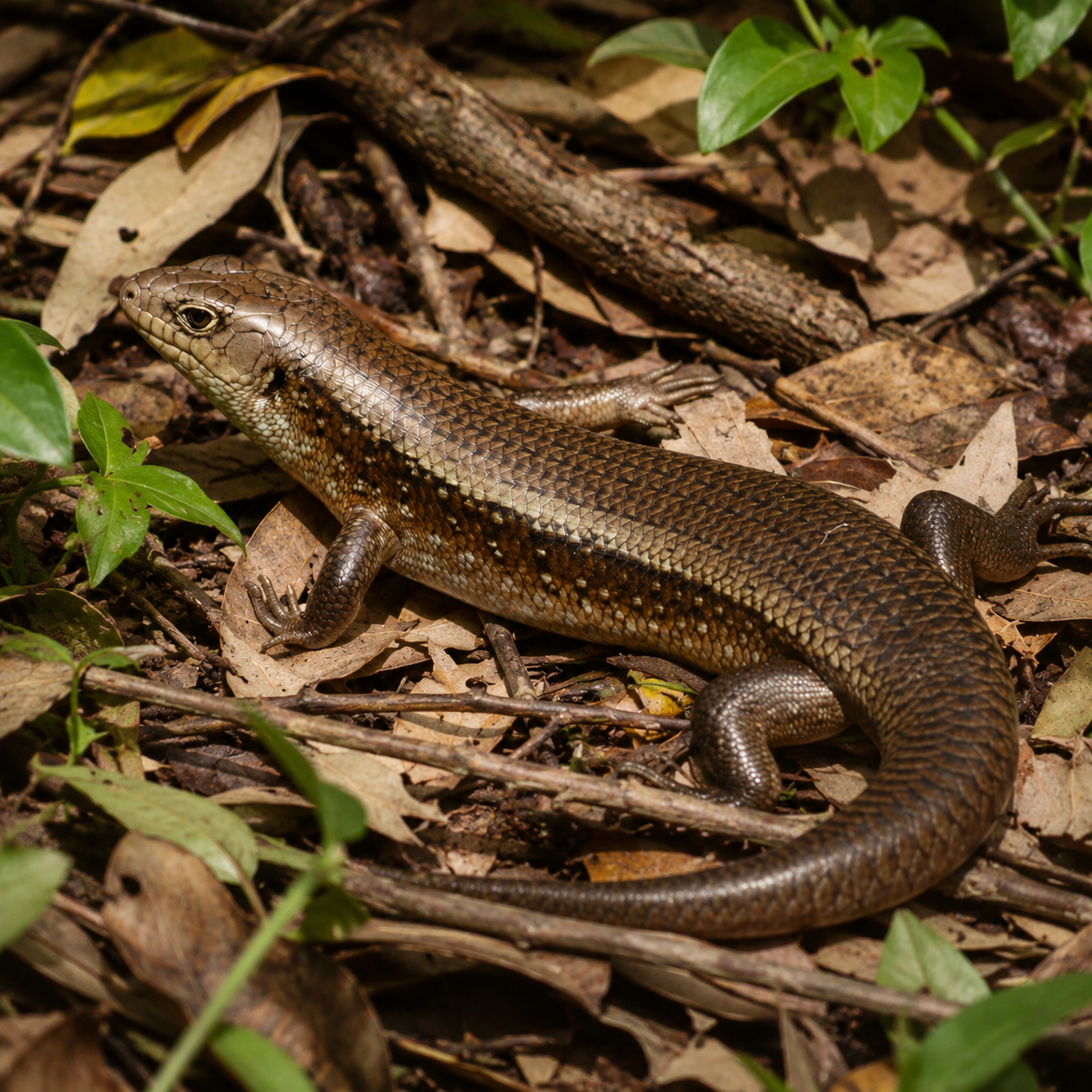 Bellatorias frerei skinkki Major skink
