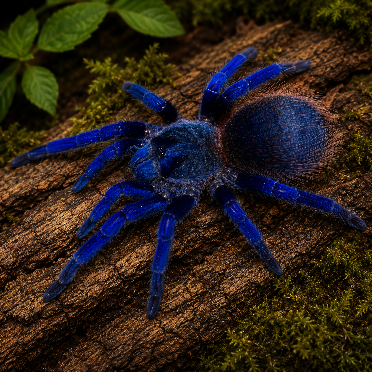 Pterinopelma sazimai Brazilian blue tarantula 