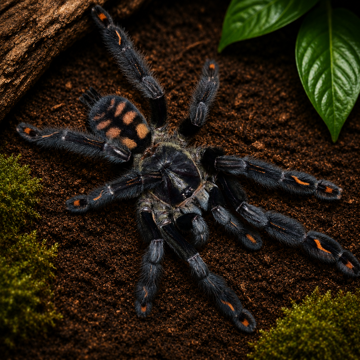 Psalmopoeus irminia Venezuelan suntiger tarantula myydään eläinkauppa petshop