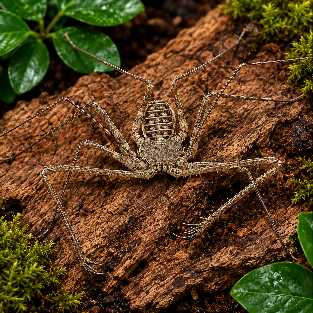 Damon johnstoni -piiskuhämähäkki, myytävänä oleva yksilö
