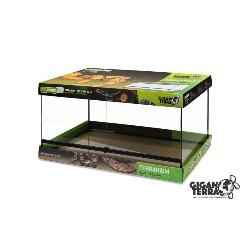 giganterra terraario lasiterraario leopardigekon viljakäärmeelle sopiva hinta