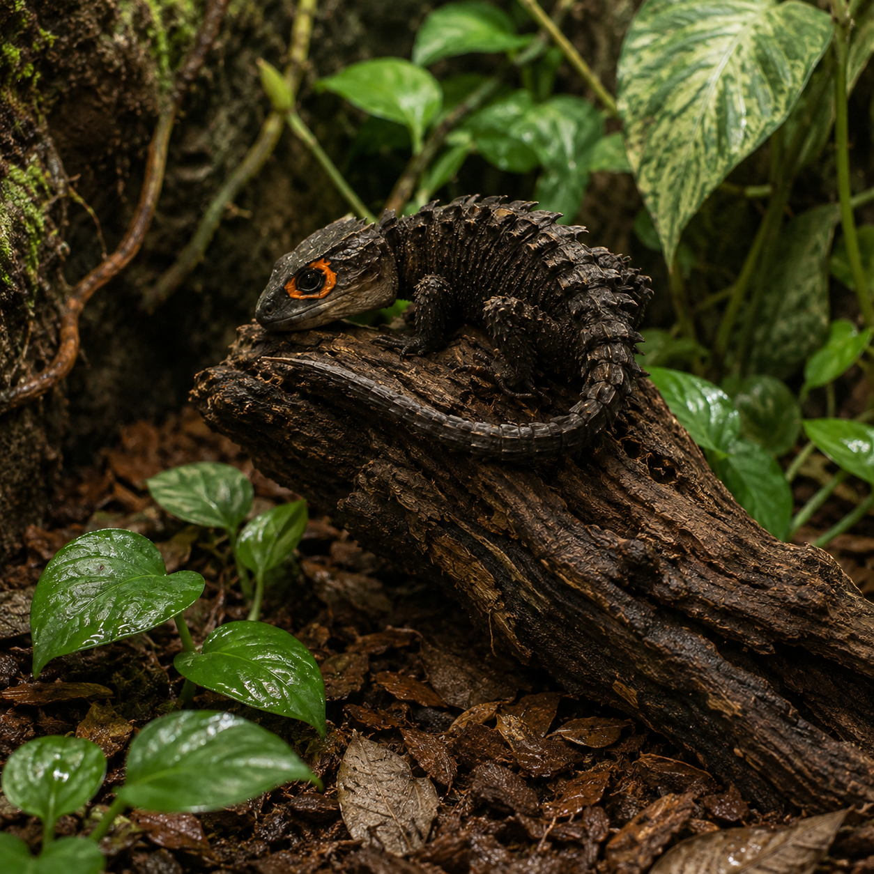 krokotiiliskinkki Tribolonotus gracilis