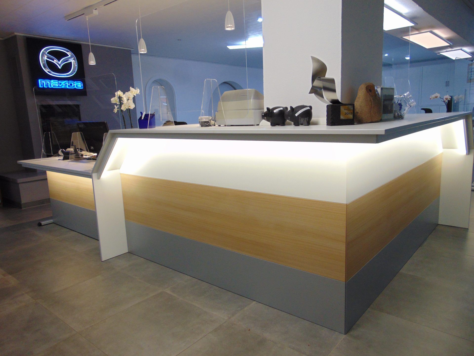 Empfangstheke bei Kilger von Mihatho