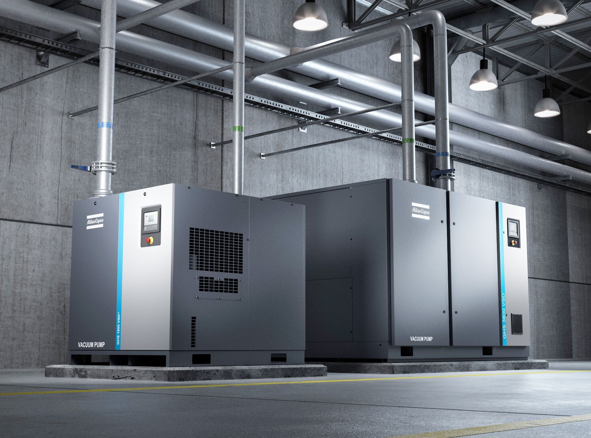 Machine GHS pour vide industriel