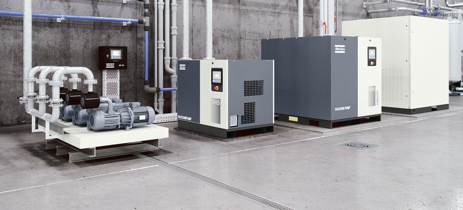 Des machines d'eau glacée