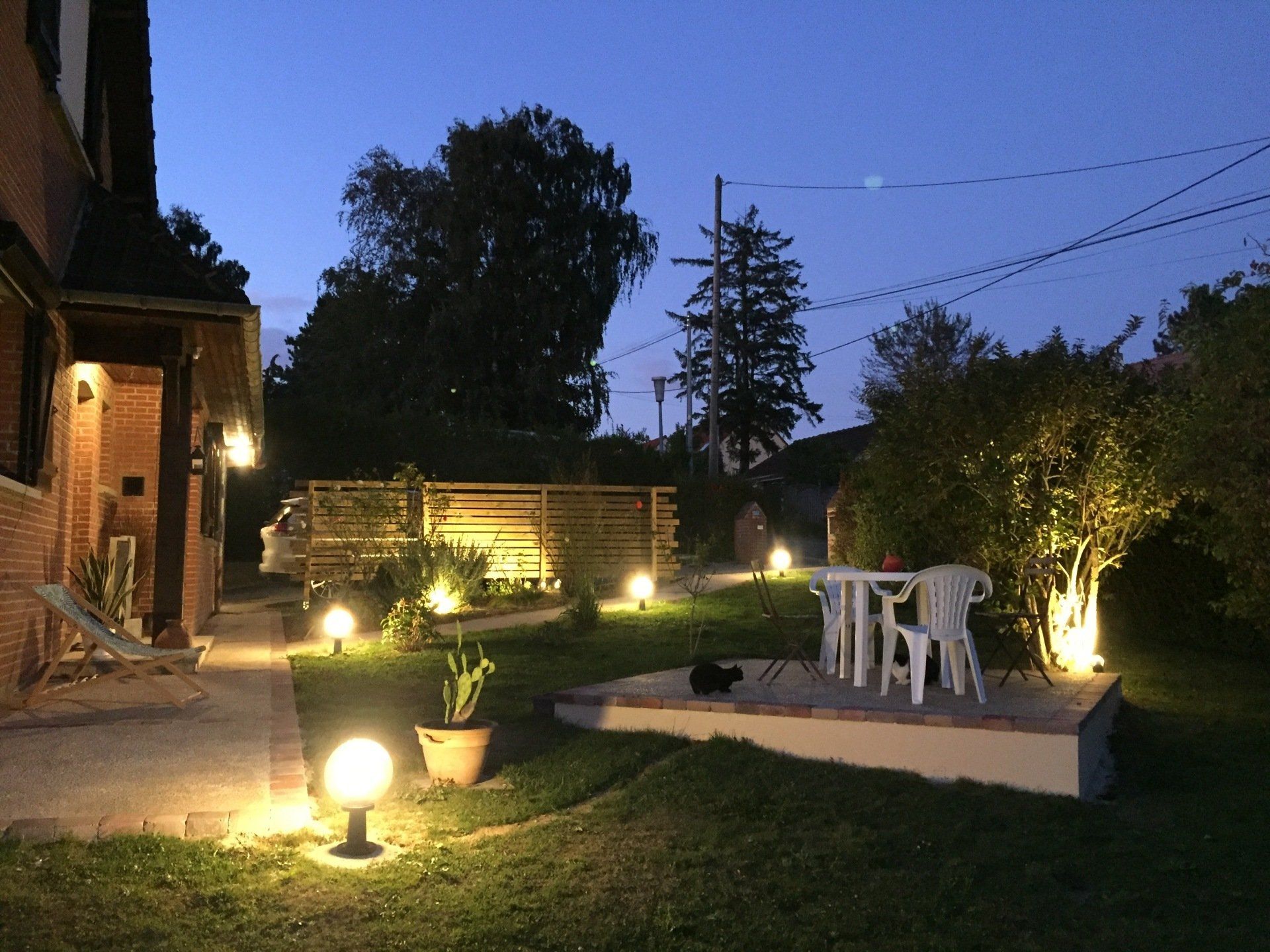 Travaux d'éclairage extérieur